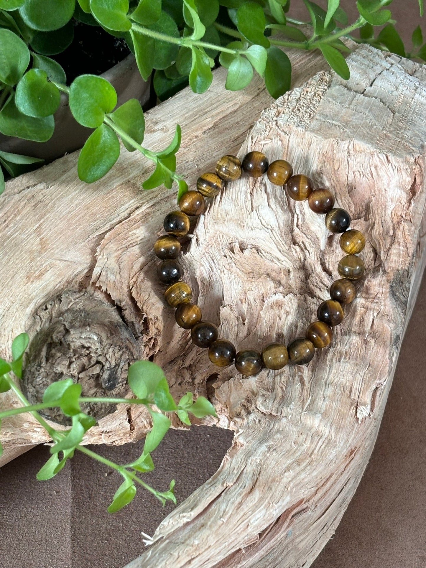 Tijgeroog armband 8mm