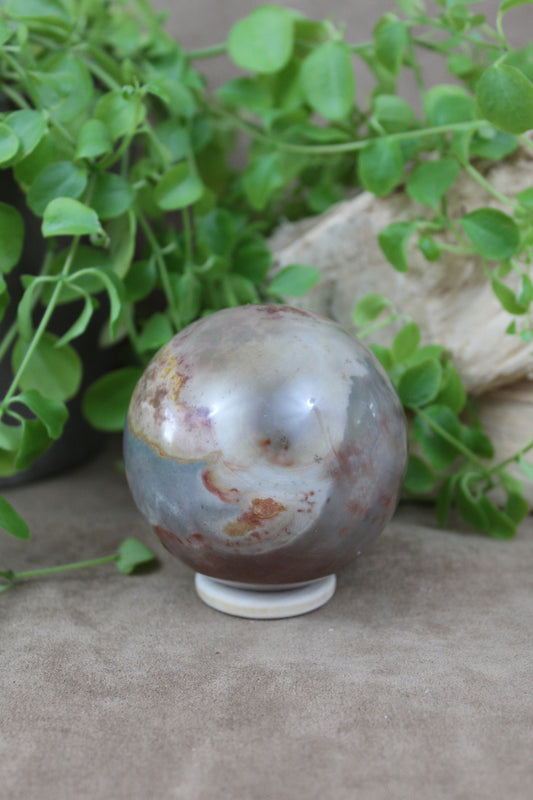 Polychroom jaspis bol 6 cm