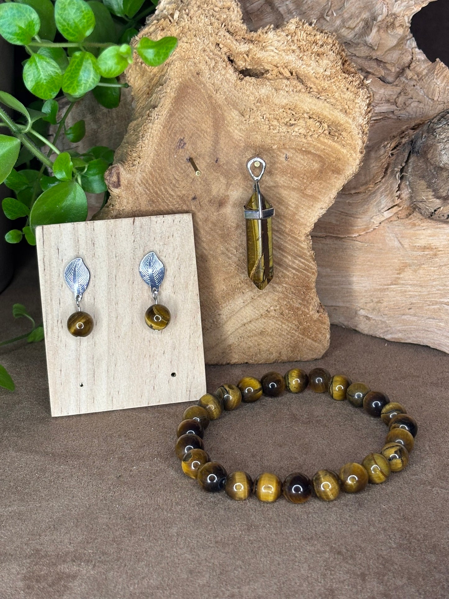 Sieraden set Tijgeroog