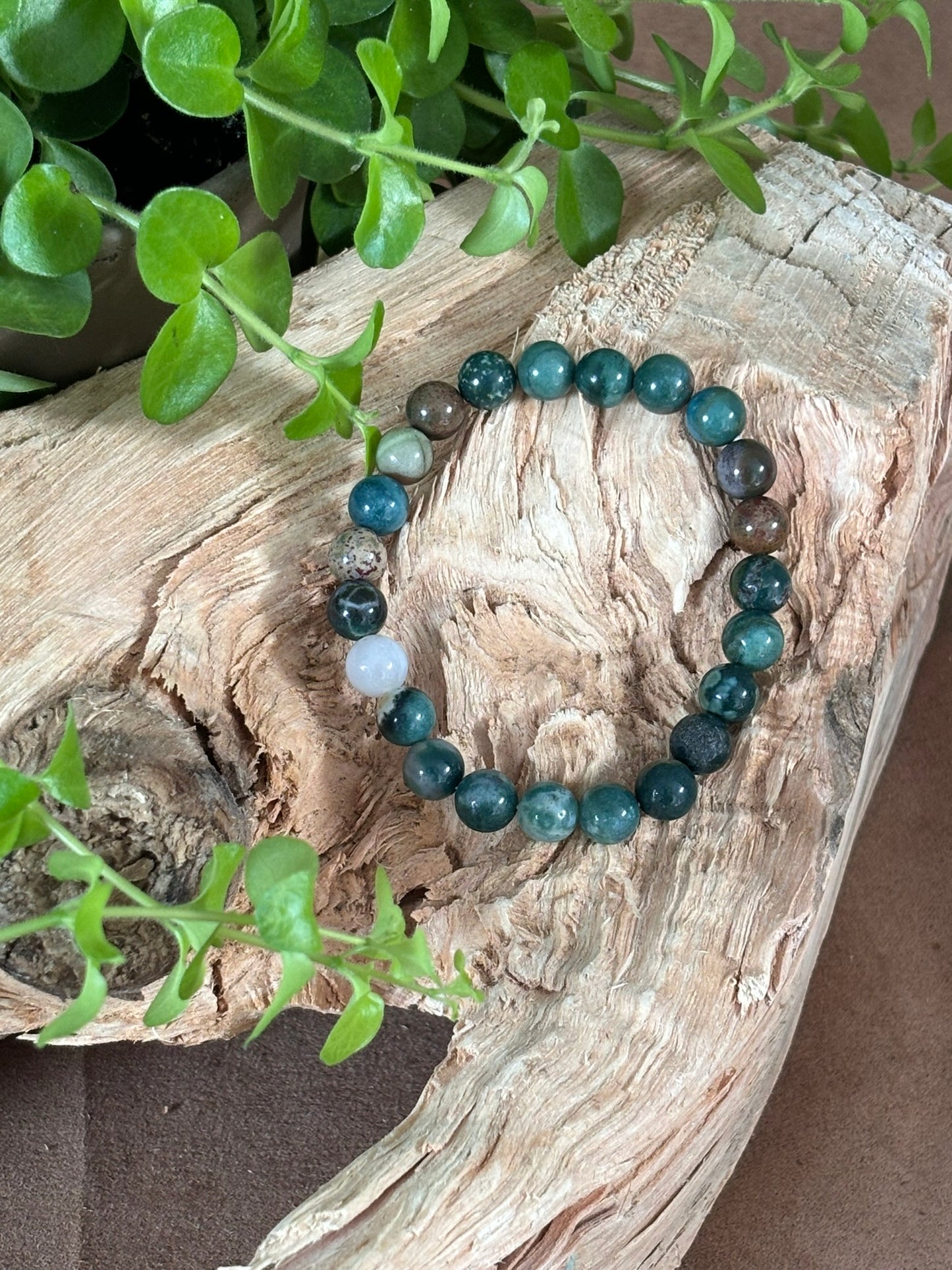 Oceaan jaspis armband 8mm