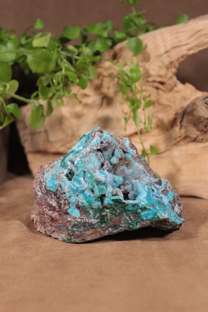 Hemimorfiet met Chrysocolla