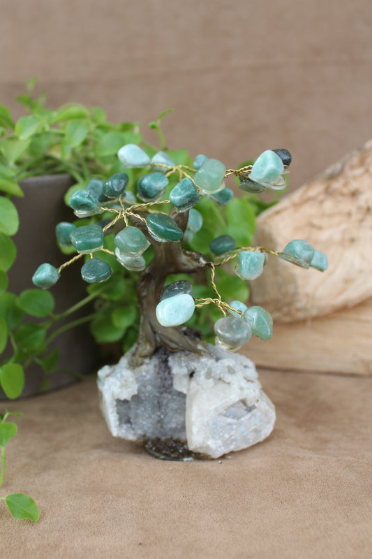 Edelsteenboompje met groene aventurijn