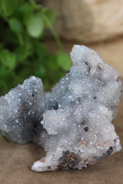Kwarts met chalcopyriet uit Marokko