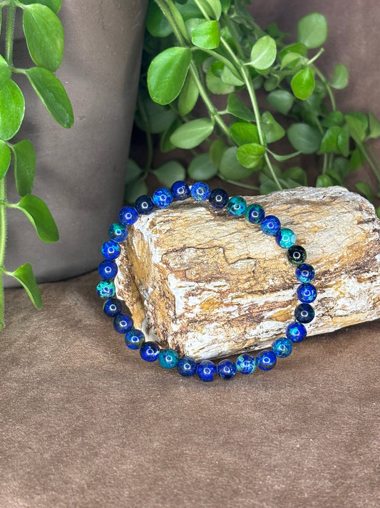 Azuriet en Malachiet armband