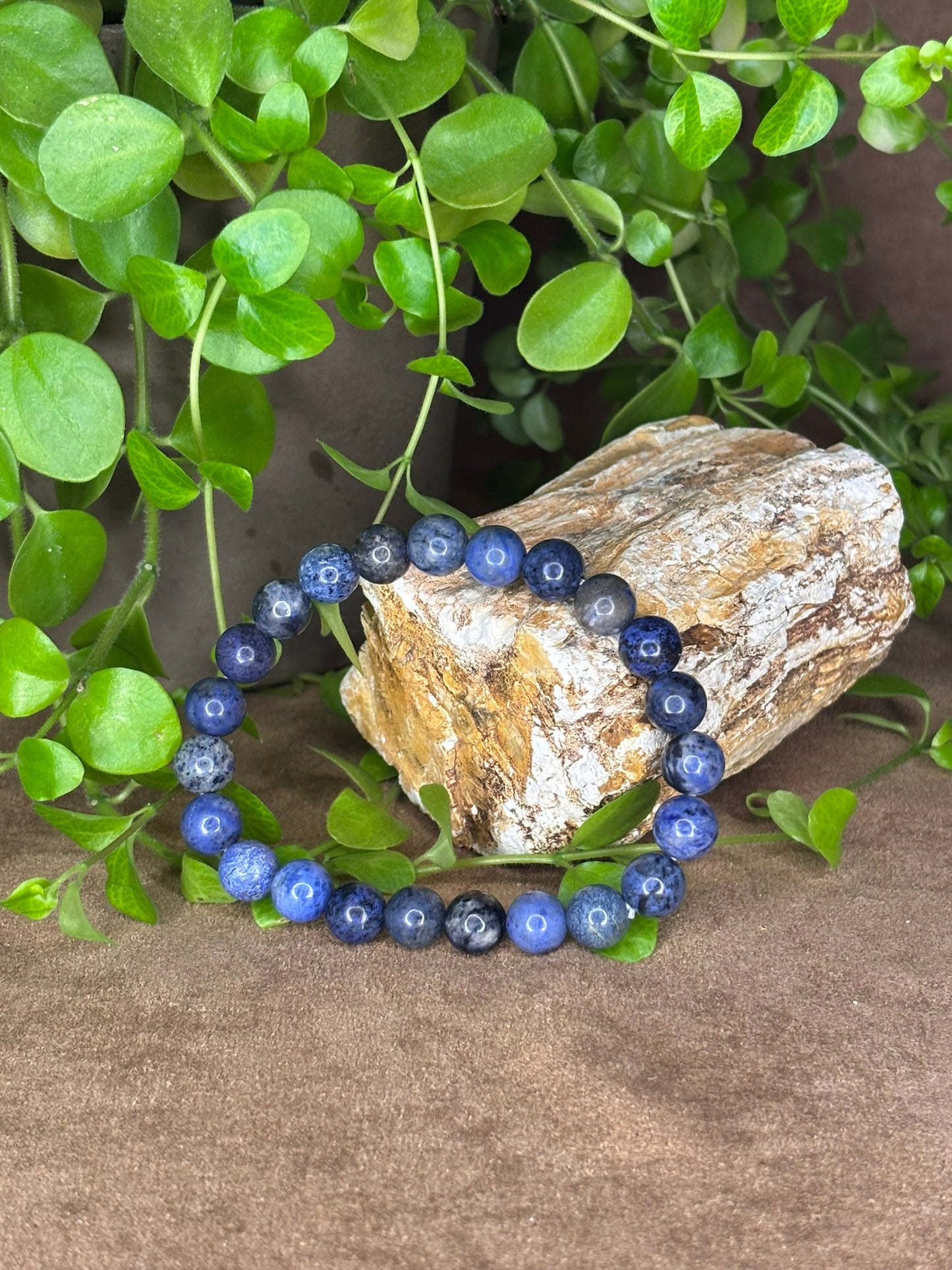 Dumortieriet armband, 8mm