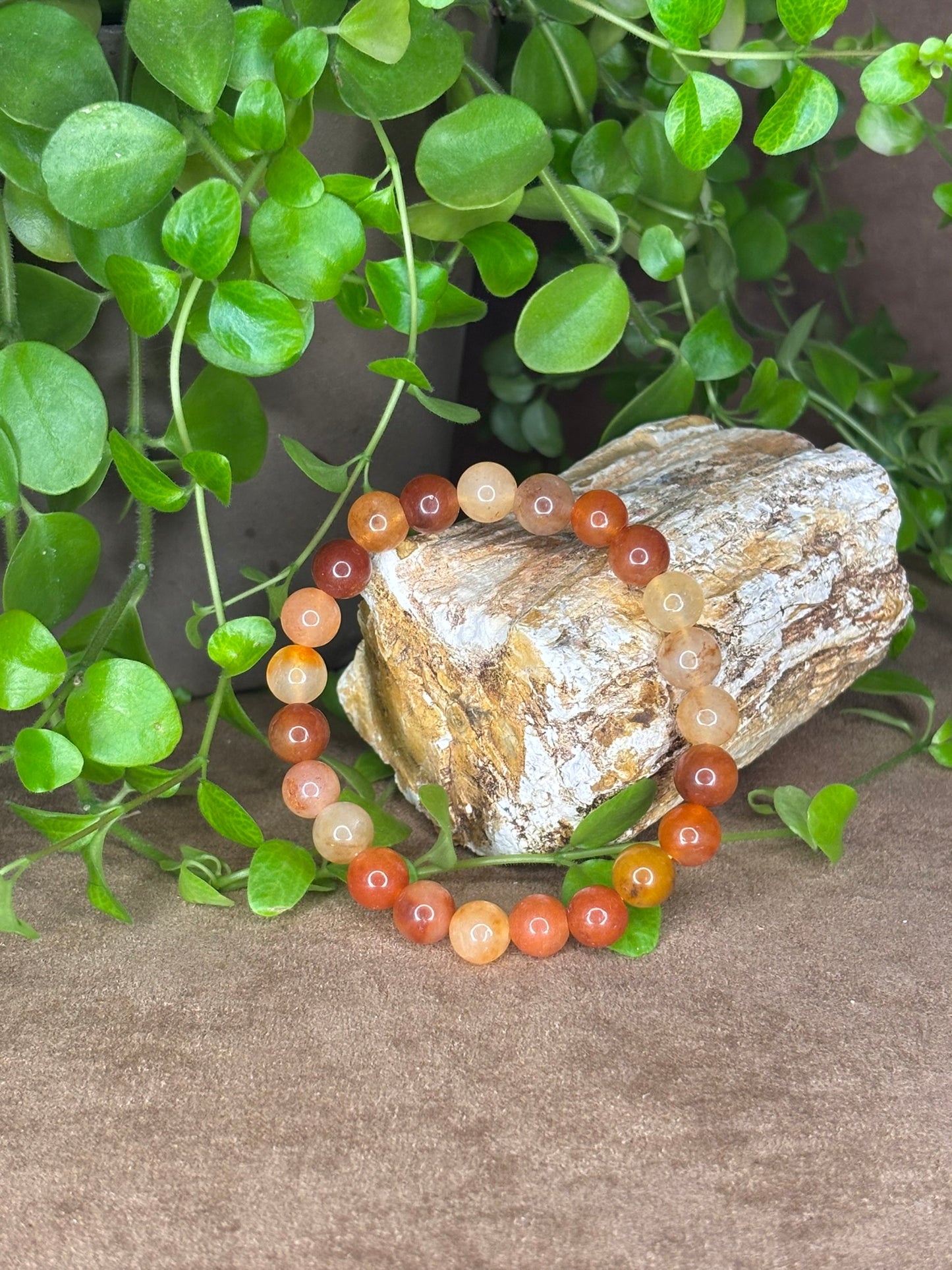 Carneool mix armband, 8mm