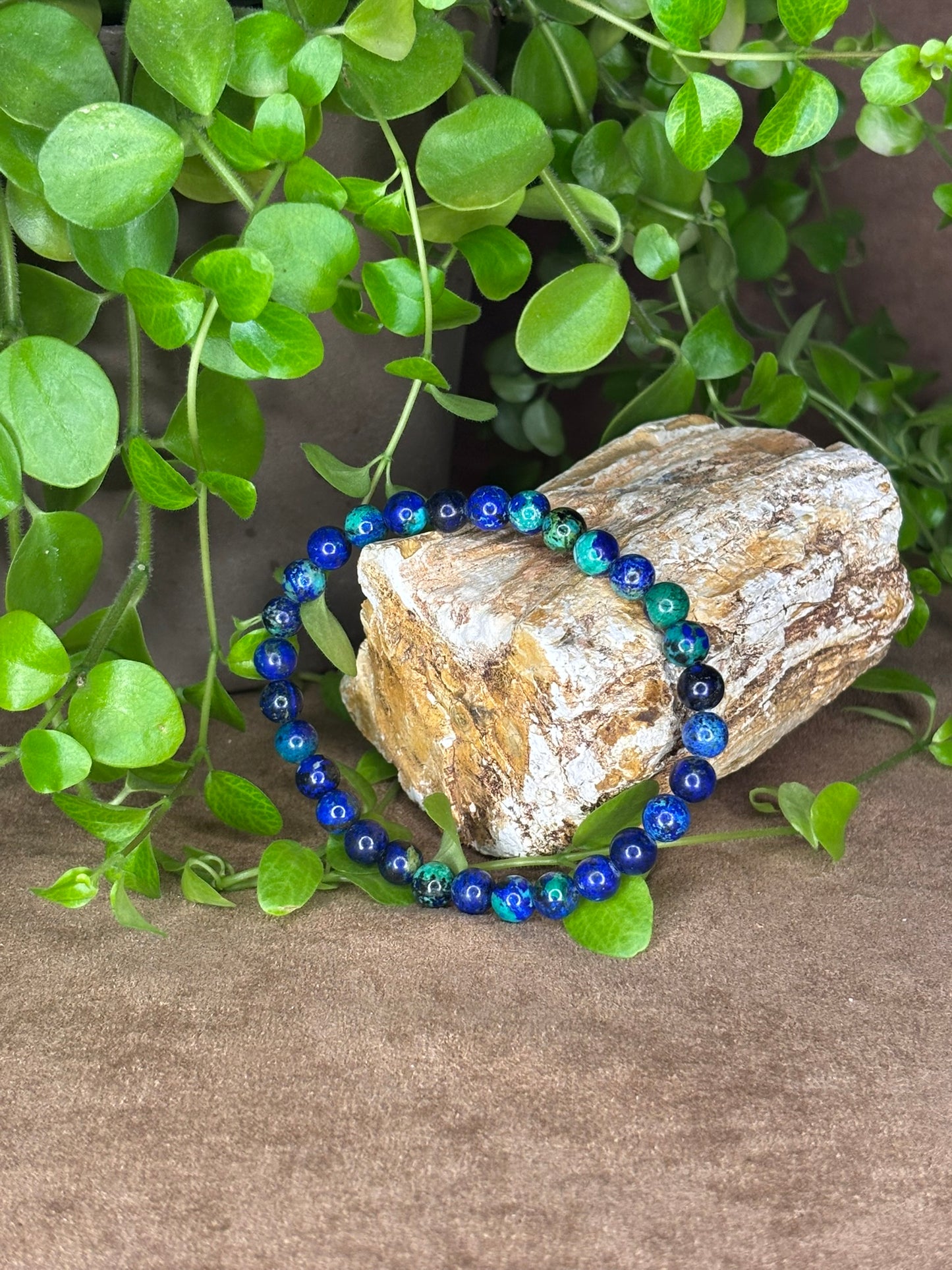 Azuriet en Malachiet armband