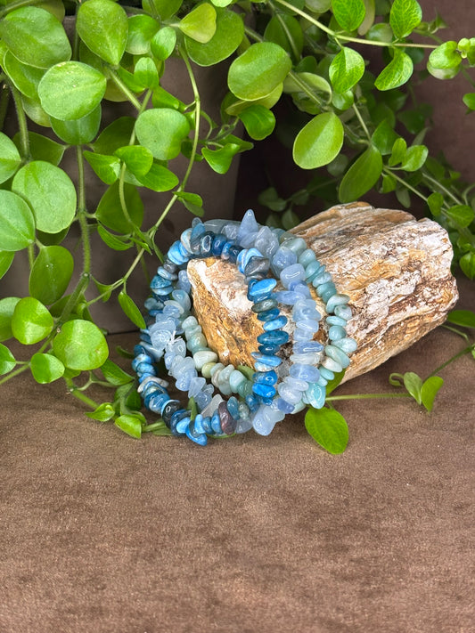 Splitarmbanden set blauw